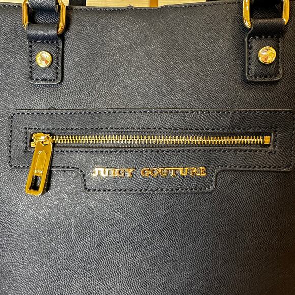 JUICY‎ COUTURE Navy Saffiano Leather Tote - Picture 7 of 15